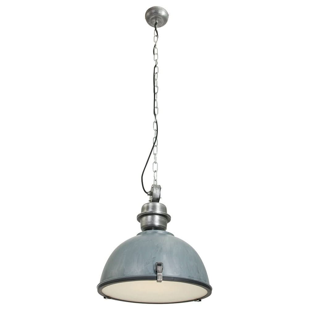 Suspension Industrielle Grise | Jory - Designix Suspension Luminaire
