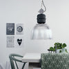 Industrial Pendant Light Transparent Black | Oaro