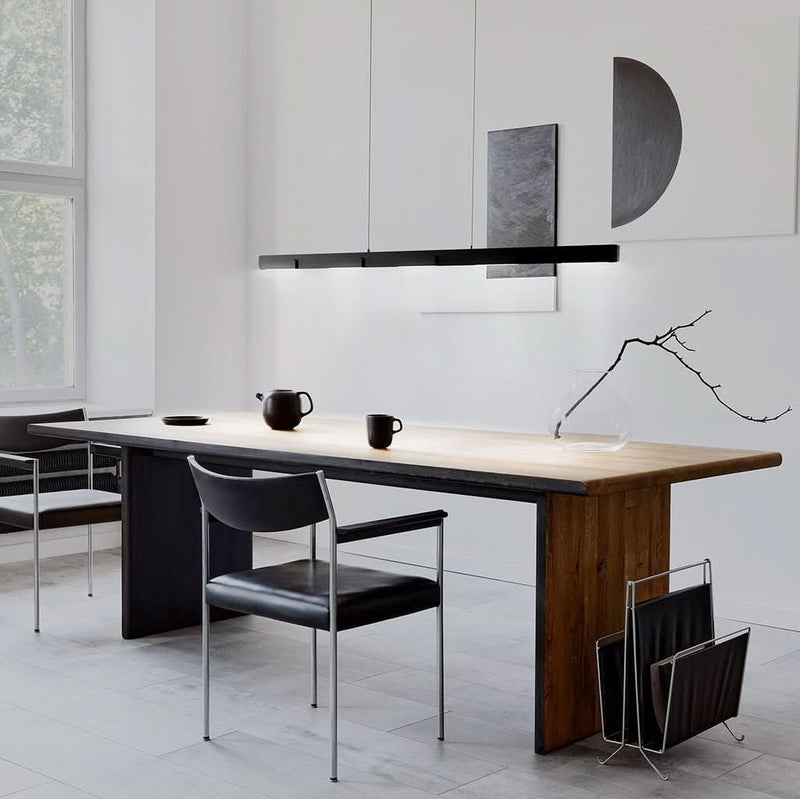Modern Black Block Pendant Light | Inir