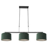 Black Pendant Light Green Velvet Lampshade | Lira