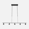 Vortex designer black pendant light 120 cm, dining room | 3066ZW