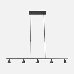 Vortex designer black pendant light 120 cm, dining room | 3066ZW