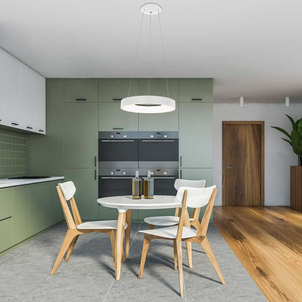 Ringlede LED Pendant Light White | Jaro