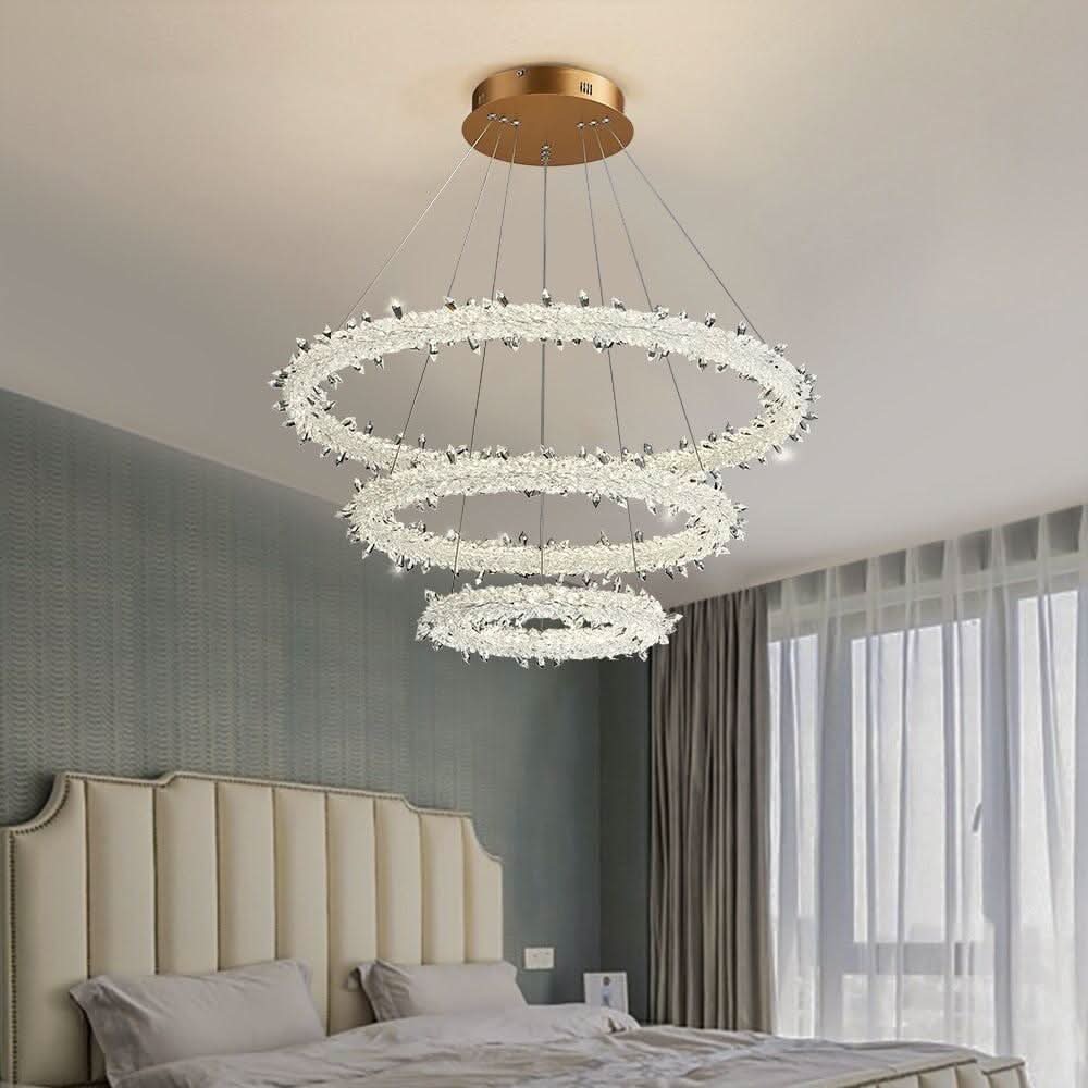 Modern oval kitchen pendant light | Sparkling Serenity