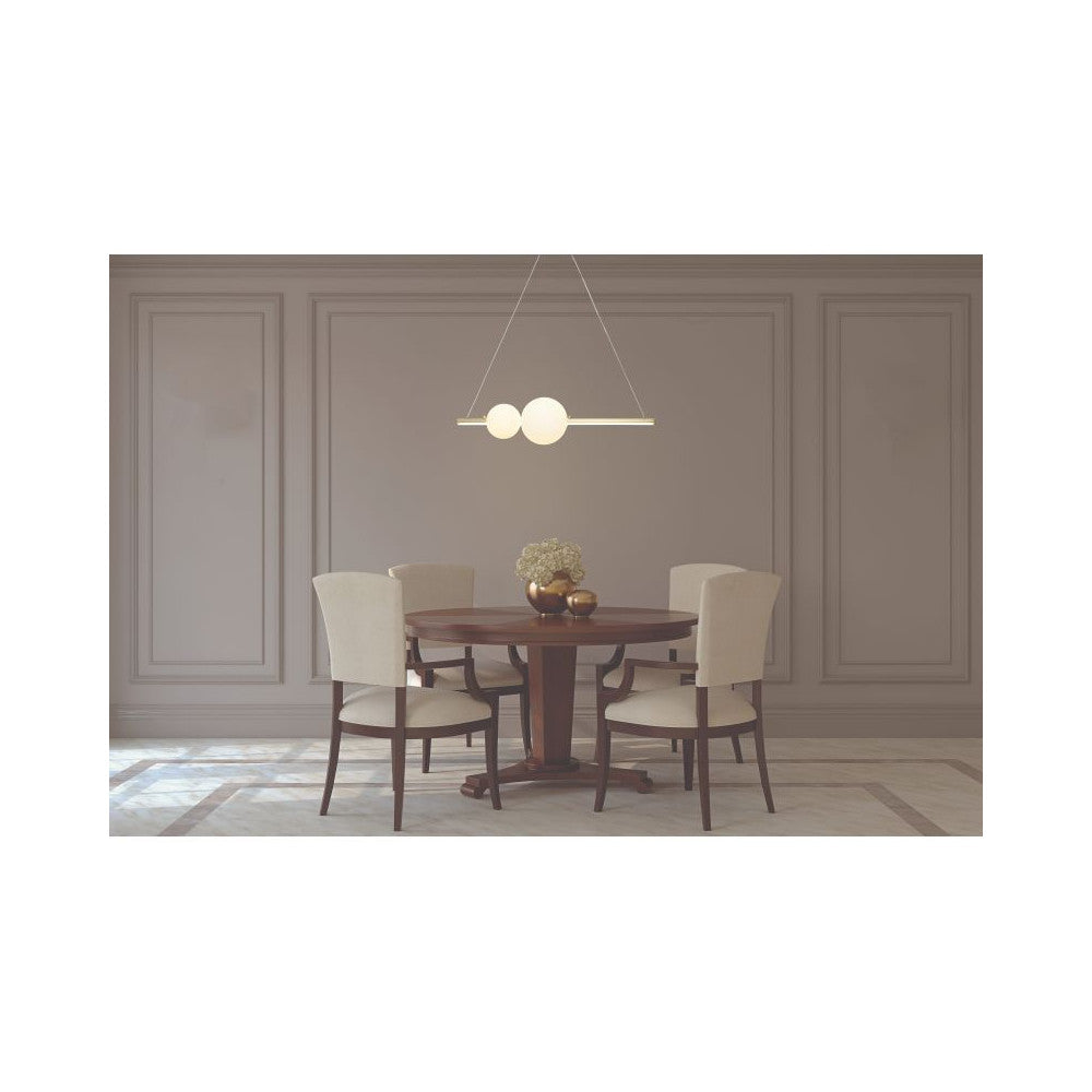 Suspension ZAMBELIS 13W Dimmable DESIGN Noir Mat 22109