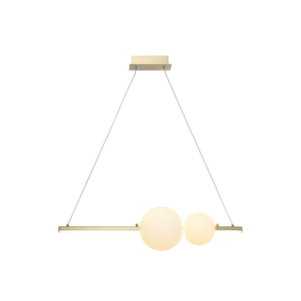 Suspension ZAMBELIS 13W Dimmable DESIGN Or Mat 22108