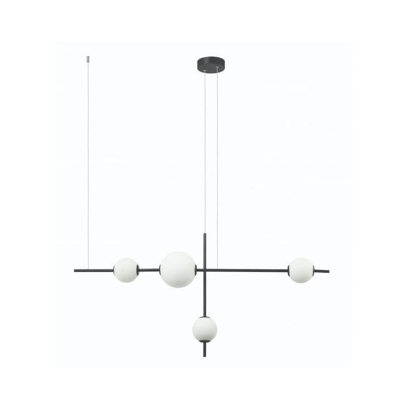 Suspension ZAMBELIS 19W Dimmable DESIGN Noir Mat 20131
