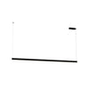 Suspension ZAMBELIS 202cm 42W Dimmable DESIGN Noir Sable 2558