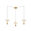 Suspension ZAMBELIS 28W Dimmable DESIGN Or Mat 23201