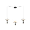 Suspension ZAMBELIS 28W Dimmable Direct/Indirect DESIGN Noir Mat 23200