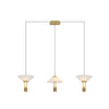 Suspension ZAMBELIS 28W Dimmable Direct/Indirect DESIGN Or Mat 23203