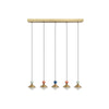 Suspension ZAMBELIS 32W Dimmable DESIGN Laiton Brosse 25103