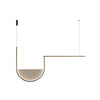 Suspension ZAMBELIS 35W Dimmable DESIGN Noir Mat et Gris 23170