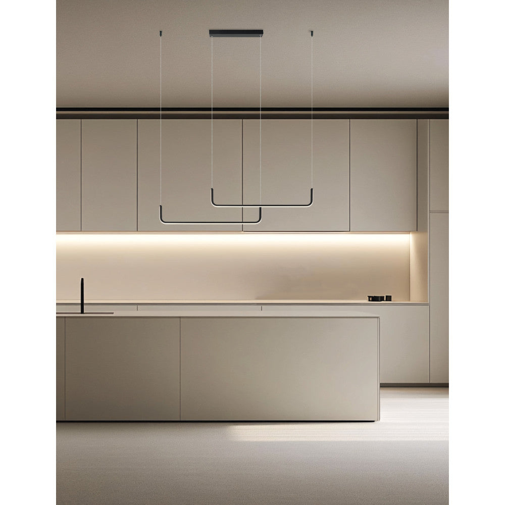 Suspension ZAMBELIS 40W Dimmable DESIGN Noir Mat 22010