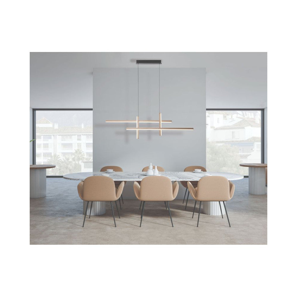 Suspension ZAMBELIS 47W Dimmable DESIGN Or Mat 22022