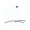Suspension ZAMBELIS 41W Dimmable DESIGN Noir Mat 20130