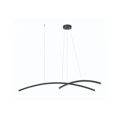 Suspension ZAMBELIS 41W Dimmable DESIGN Noir Mat 20130
