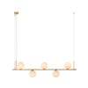 Suspension ZAMBELIS 5xE14 DESIGN Dore Mat Sans Source 1998