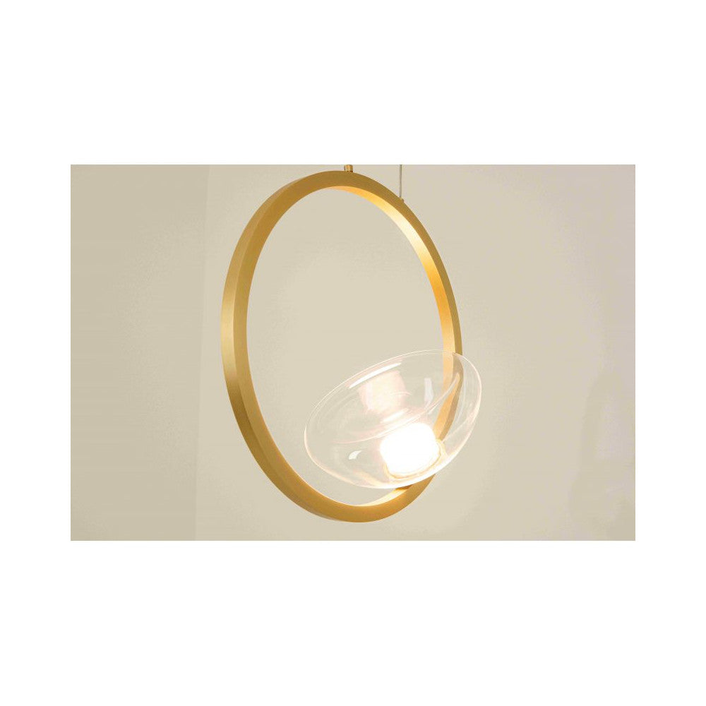 Suspension ZAMBELIS 7W Dimmable DESIGN Dore Mat 23028