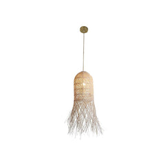 Suspension ZAMBELIS D100 E27 DESIGN Rotin Sans Source 23196