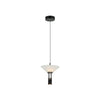 Suspension ZAMBELIS D210 10W Dimmable Direct/Indirect DESIGN Noir Mat 23198