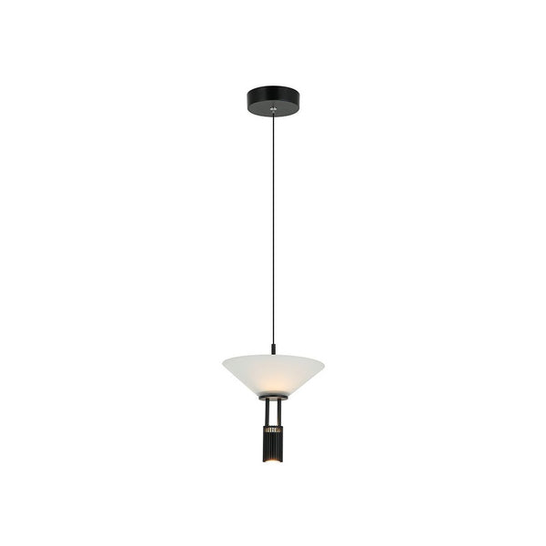 Suspension ZAMBELIS D210 10W Dimmable Direct/Indirect DESIGN Noir Mat 23198