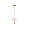 Suspension ZAMBELIS D210 10W Dimmable Direct/Indirect DESIGN Or Mat 23199
