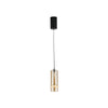 Suspension ZAMBELIS D110 6W Dimmable DESIGN Champagne et Noir Sable 2532