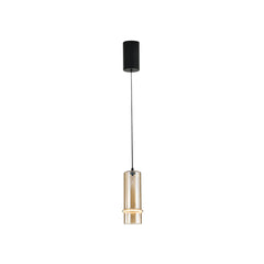 Suspension ZAMBELIS D110 6W Dimmable DESIGN Champagne et Noir Sable 2532