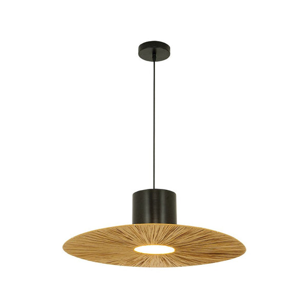Suspension ZAMBELIS D120 E27 DESIGN Noir Mat Sans Source 23070