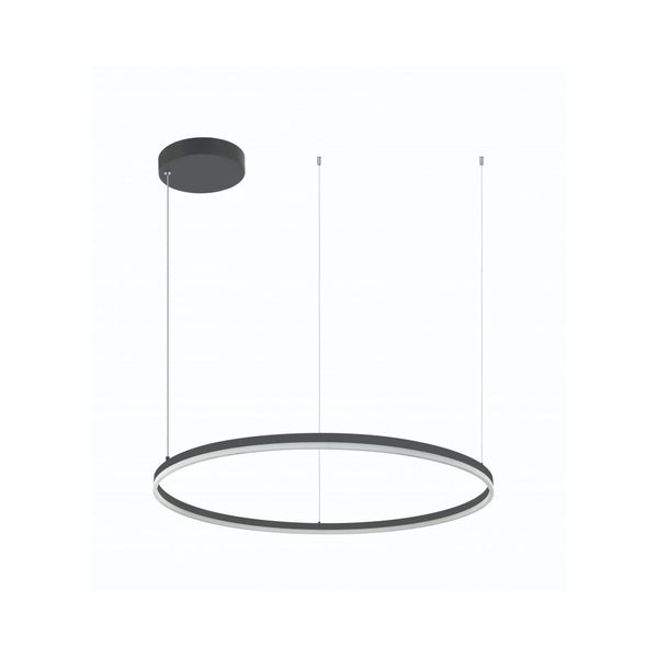 Suspension ZAMBELIS D1200 83W Dimmable DESIGN Noir Mat 20264