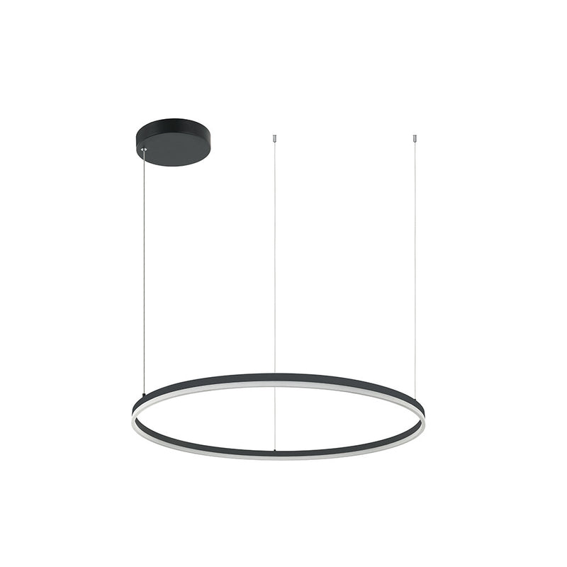 Suspension ZAMBELIS D1200 83W 4000K Dimmable DESIGN Noir Mat