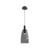 Suspension ZAMBELIS D140 7W DESIGN Verre Fume et Noir Sable 1965