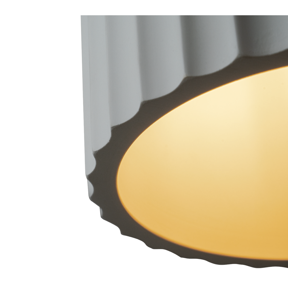 Suspension ZAMBELIS D150 E27 DESIGN Blanc Sans Source 2595