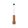 Suspension ZAMBELIS D150 E27 DESIGN Terracotta et Noir Sans Source 2596
