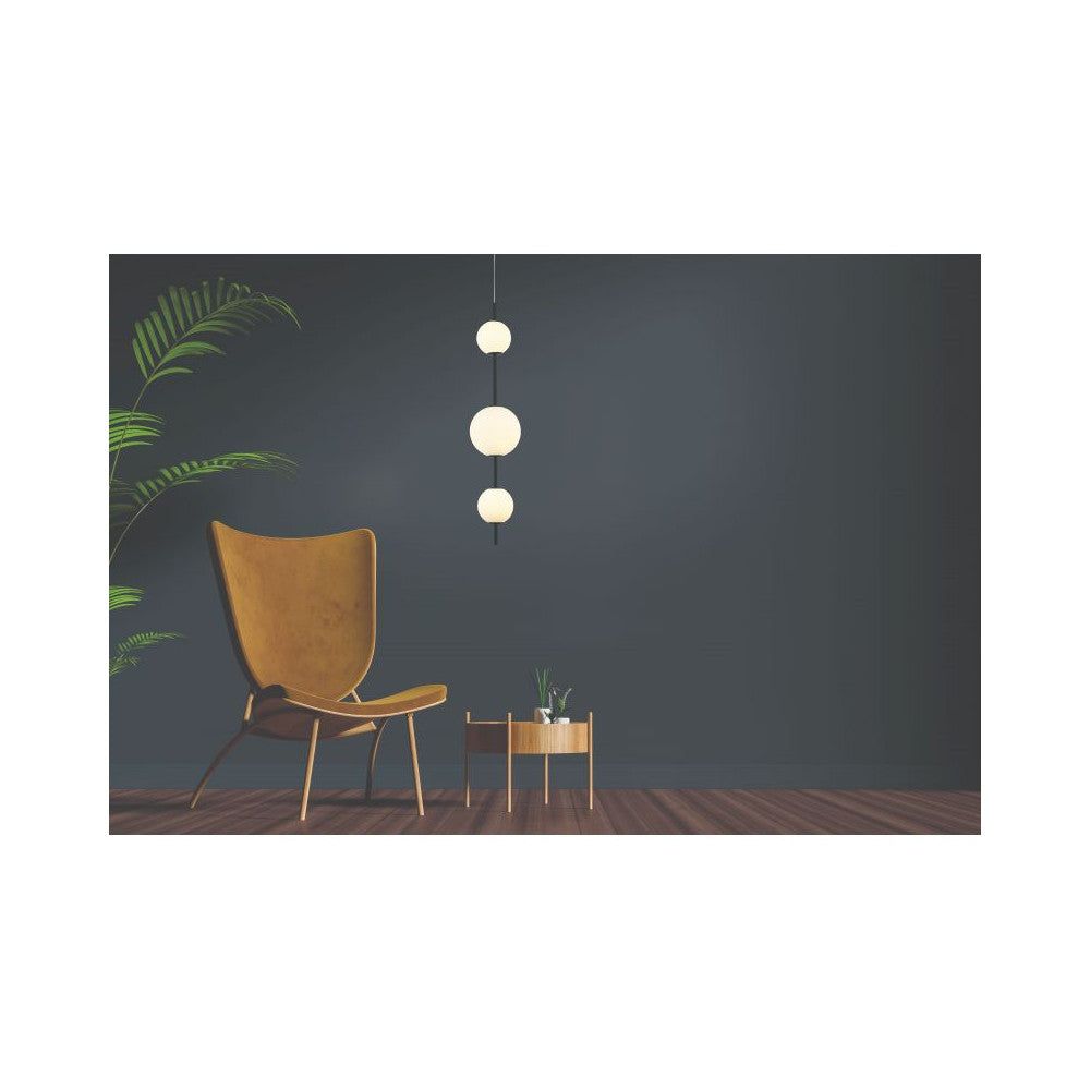 Suspension ZAMBELIS D160 13W DESIGN Noir Mat 20132
