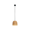 Suspension ZAMBELIS D220 H200 E27 DESIGN Noir Sable et Ble Sans Source 22166