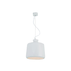 Suspension ZAMBELIS D280 E27 DESIGN Blanc Mat Sans Source 22216