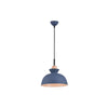 Suspension ZAMBELIS D280 E27 DESIGN Bleu Mat Sans Source 180067