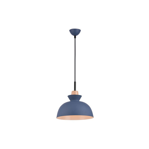Suspension ZAMBELIS D280 E27 DESIGN Bleu Mat Sans Source 180067