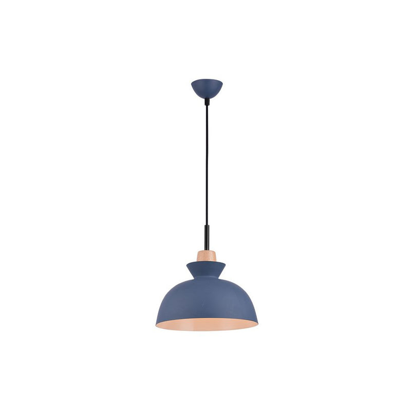 Suspension ZAMBELIS D280 E27 DESIGN Bleu Mat Sans Source 180067