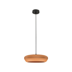 Suspension ZAMBELIS D285 2xG9 DESIGN Terracotta et Noir Sans Source 2591