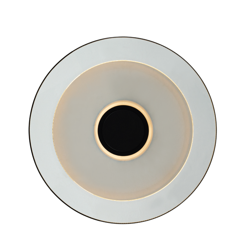 Suspension ZAMBELIS D300 10W Dimmable DESIGN Noir Sable et Verre Fume 25142