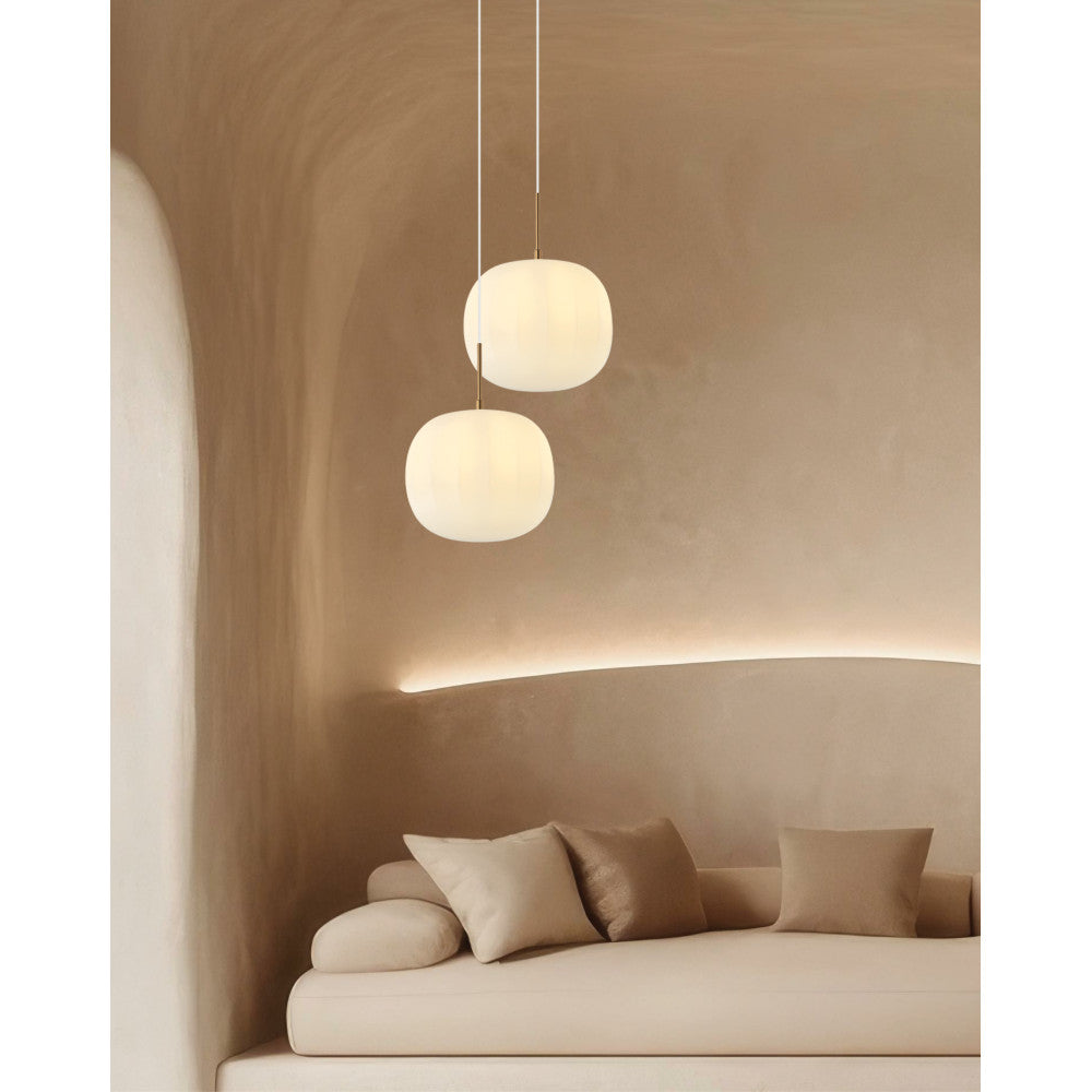 Suspension ZAMBELIS D300 E27 DESIGN Laiton Sans Source 20124