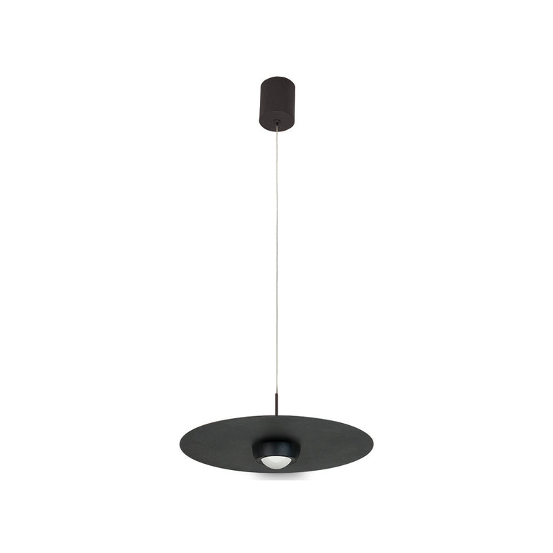 Suspension ZAMBELIS D350 21W Dimmable DESIGN Noir Sable 2585