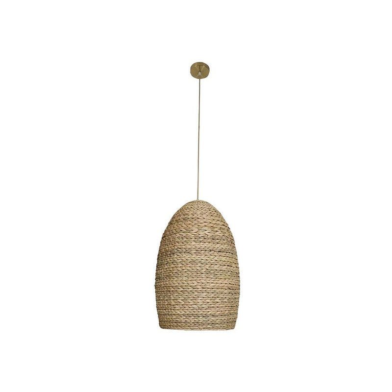Suspension ZAMBELIS D350 E27 DESIGN Rotin Sans Source 23195