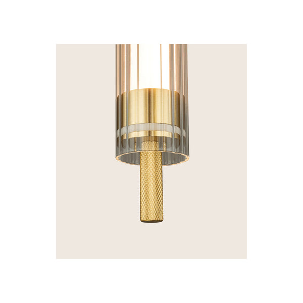 Suspension ZAMBELIS D40 20W Dimmable DESIGN Or Brosse 25168