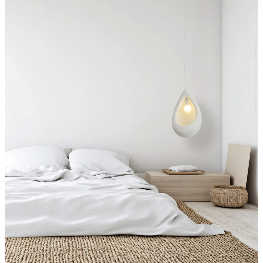 Suspension ZAMBELIS D40 E27 DESIGN Blanc 23163