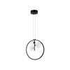 Suspension ZAMBELIS D400 20W+3xG9 DESIGN Noir Sable Sans Source 22064