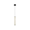 Suspension ZAMBELIS D45 15W Dimmable DESIGN Albatre Blanc et Noir Sable 2540